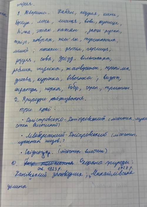 Користуючись картою природних зон України та фізичною картою України, заповни таблицю. Природна зона