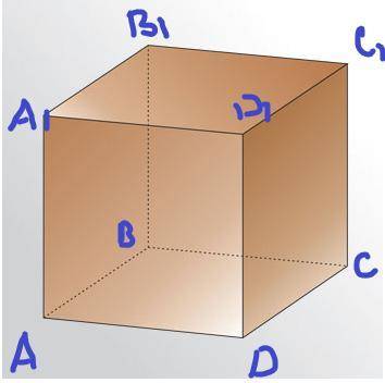 Найдите угол между плоскостями A1BD и CC1A