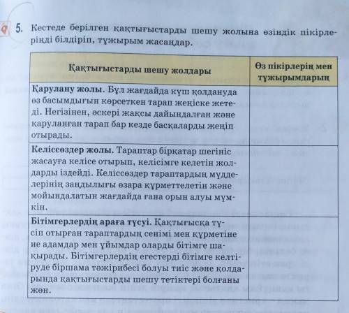 Қазақ тілі. 9 сынып. 168 бет 7 тапсырма, 171 бет 5 тапсырма