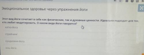 этот вид йоги сочетает в себе как и физические, так и духовные ценности. Идеально подходит для тех, 