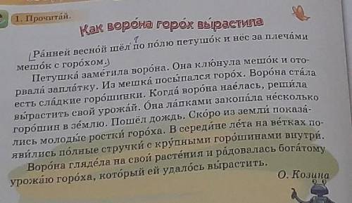 В какое время года петушок шел по полю? - Что петушок нёс домой?- Что сделала ворона, чтобы поесть г