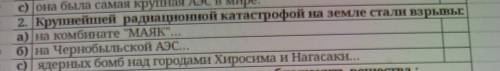 крупнейшие радиационные катастрофы на земле стали взрывы А на комбинате моя на Чернобыльской АЭС яде