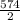 \frac{574}{2}