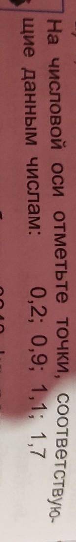 Число я сей отметить отметьте точки составе соответствующие данным числам:0,5; 0,9; 1,1; 1,7​
