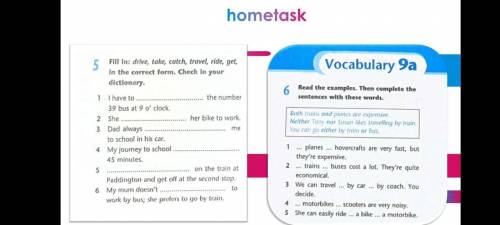 6 Read the examples. then complete the sentences with these words. both trains and planes are expens