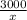 \frac{3000}{x}