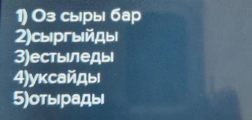 3.111 бет, 10- тапсырма сөйлем құрастырып жаз.вот слова <3​