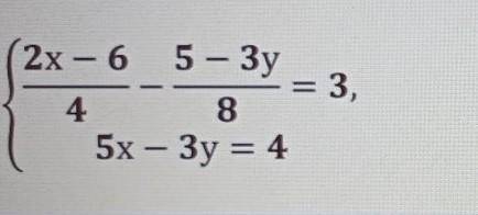 До іть рішити системи будь ласка 6x-5y=16-3x+2y=-7-2x-y=-88x-4y=14-5y+x=14-3x+5y=-123(x-y)-4y=12+5x5