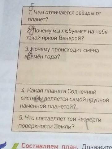 Составляем план. Докажите, что по вопросам к тексту легко составить план. Переделайте пять вопросов 