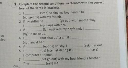 1 Complete the second conditional sentences with the correct form of the verbs in brackets.1I __(sto