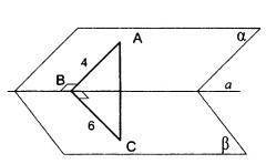 Великие математики ! Найдите угол между плоскостями α и β, если АС=2√7