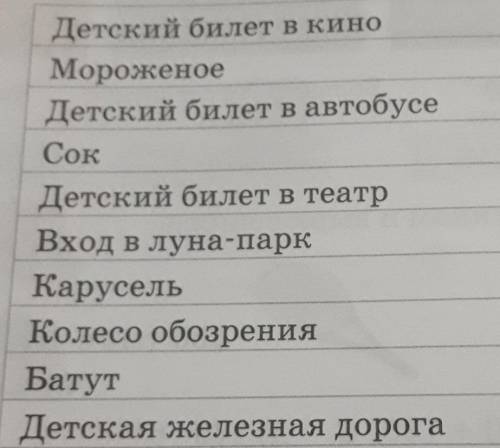 1. Составь задачи, используя таблицу.​