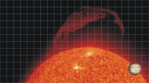 Ниже приведены 3 фотографии Солнца, сделанные 31 марта 2021 г. Определите высоту протуберанца в тыся