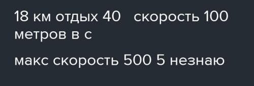 ЭТО Я ПОДПИШУСЬ ЕСЛИ ОТВЕТ ПРАВИЛЬНЫЙ определите :путь велосипедиста за 10 минут (в километрах)время