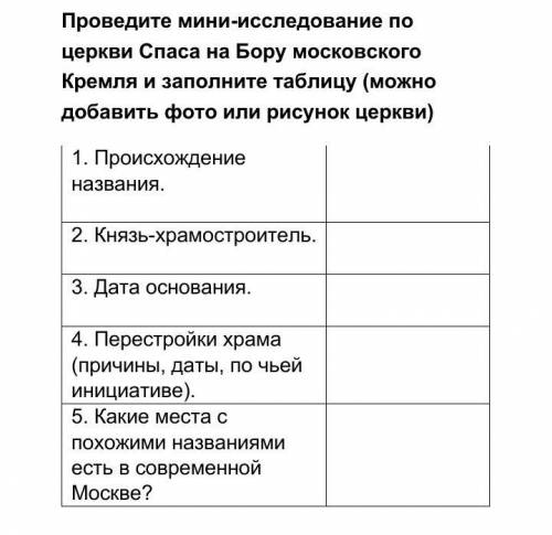 Проведите мини-исседование по церкви на Бору.(ответ знаю, просто хочу тем кто не знает, такого же во