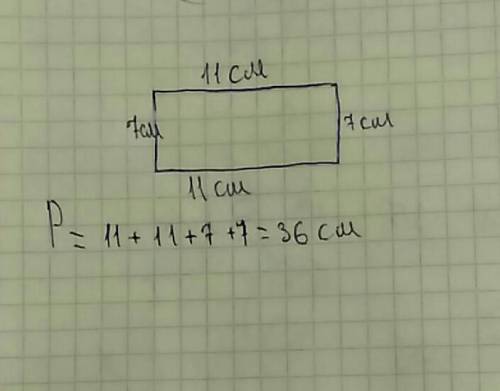 Постройте прямоугольник так,что бы его периметр был равен 36 см.можете нарисовать