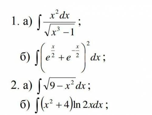Решение неопределенных интегралов 1)метод введение функции под знак дифференциала2) метод интегриров