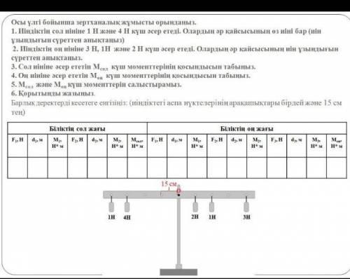 1)На левое плечо плеча действуют силы 1Н и 4Н. У каждого из них свое плечо( длину колена определите 