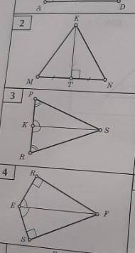 2,3,4- доказать, что треугольники равны​