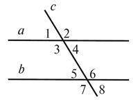 Дано : а паралельно б, угол 7 = 34 найти остольные углы