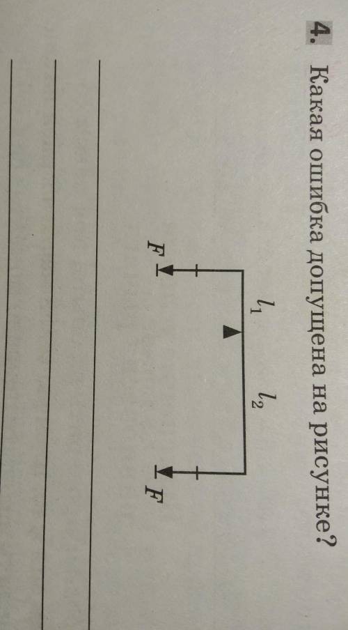 Какая ошибка допущена на рисунке? ​