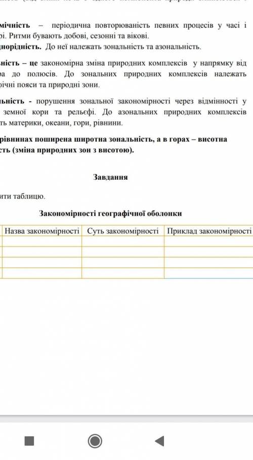 Закономірності географічної оболонки все на фото, ​