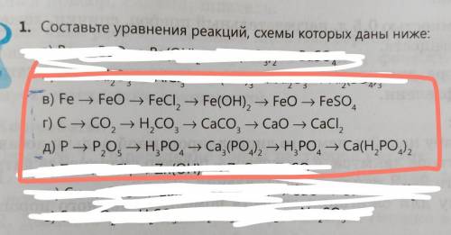 1. Составьте уравнения реакций, схемы которых даны ниже:​