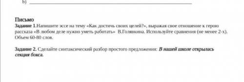 1 заданием пожолуйста очень нужно ​