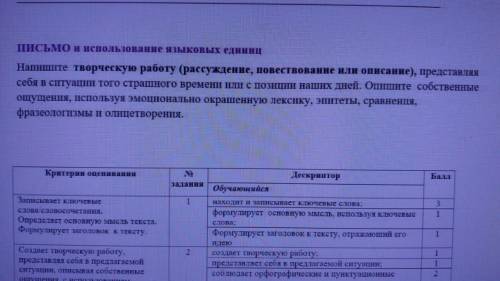 Задания по суммативному оцениванию за раздел День Победы почему мы должны помнить