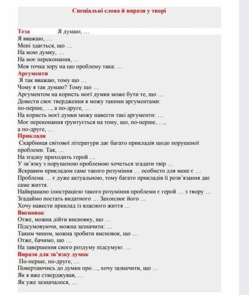 . Твір на тему Людина не цар природи а її дитя використовуючи вирази та слова​