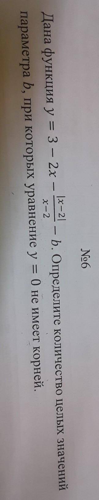 Дана функция Определите количество целых значений параметра b, при которых уравнение не имеет корней