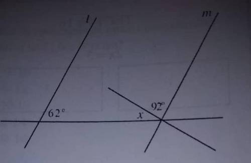 На рисунке,приведенном выше,прямые l и m параллельныЧто из них больше x или 30?​