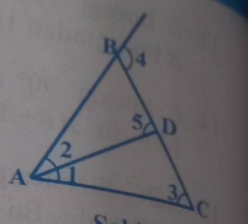 1) равностороннего треугольника ABC с сиденьем AC. Если угол 5 = 117 °, найдите угол 4.2) равносторо