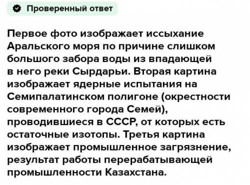 Задание по рисунку Назовите проблемы Казахстана​