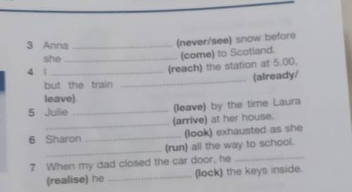 Paul(just/finish) his dinner when he(hear) a knock at the door When I (arrive) at the airport I real