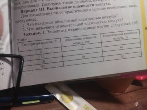 Задание 1 Заполните незаполненные клетки в следующей таблице