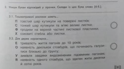 БИОЛОГИЯ! РЕШИТЕ ТЕСТЫ И ПОПРОБУЙТЕ СОСТАВИТЬ СЛОВО!