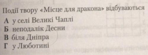 Події твору місце для дракона відбуваються​