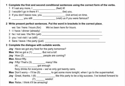     Complete the first and second conditional sentences using the correct form of the verbs. 1_ If I