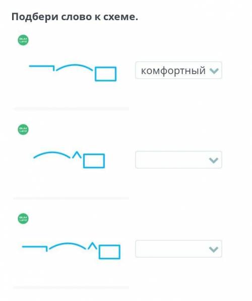 Подбери слово к схеме. ​