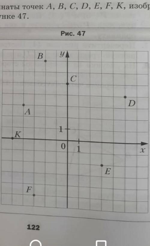 Найдите координаты точек А,В,С,D,Е,F,Kнарисуйте лису по координатам ​