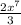 \frac{2x^{7} }{3}