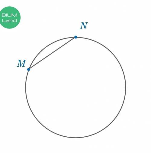 Задачи на построение. Урок ...В окружности проведена хорда MN. Как найти центр этой окружности?￼Соот