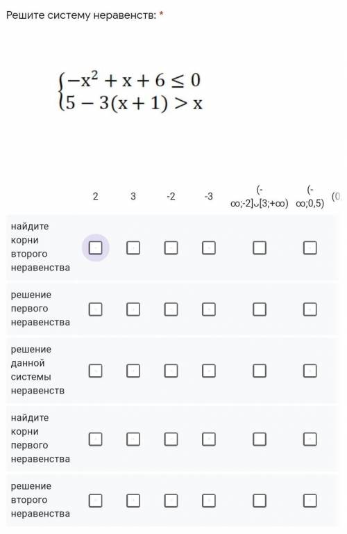 Решите систему неравенств: *​