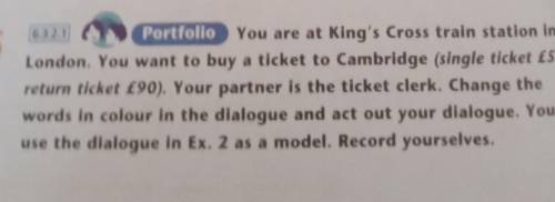 Ticket Clerk: Good afternoon, sir. Can I help you? Mr Omarov: Yes, I'd like an adult's and a child's