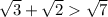 \sqrt{3 } + \sqrt{2} \sqrt{7}