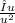 \frac{Δu}{u^{2} }