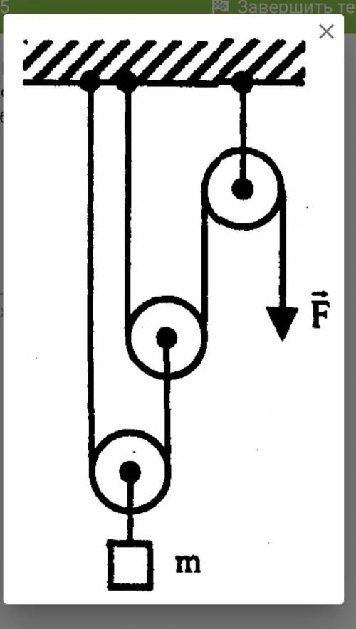 Какой выигрыш в силе дает система блоков, изображенная на рисунке? Укажите правильный вариант ответа