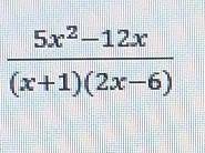 1. [ ] При каких значениях переменной, алгебраическая дробь 5x^2-12x(x+1)(2x-6)имеет смысл?​