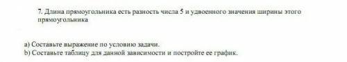 длина прямоугольника есть разность числа 5 и удвоенного ширины этого прямоугольника ​